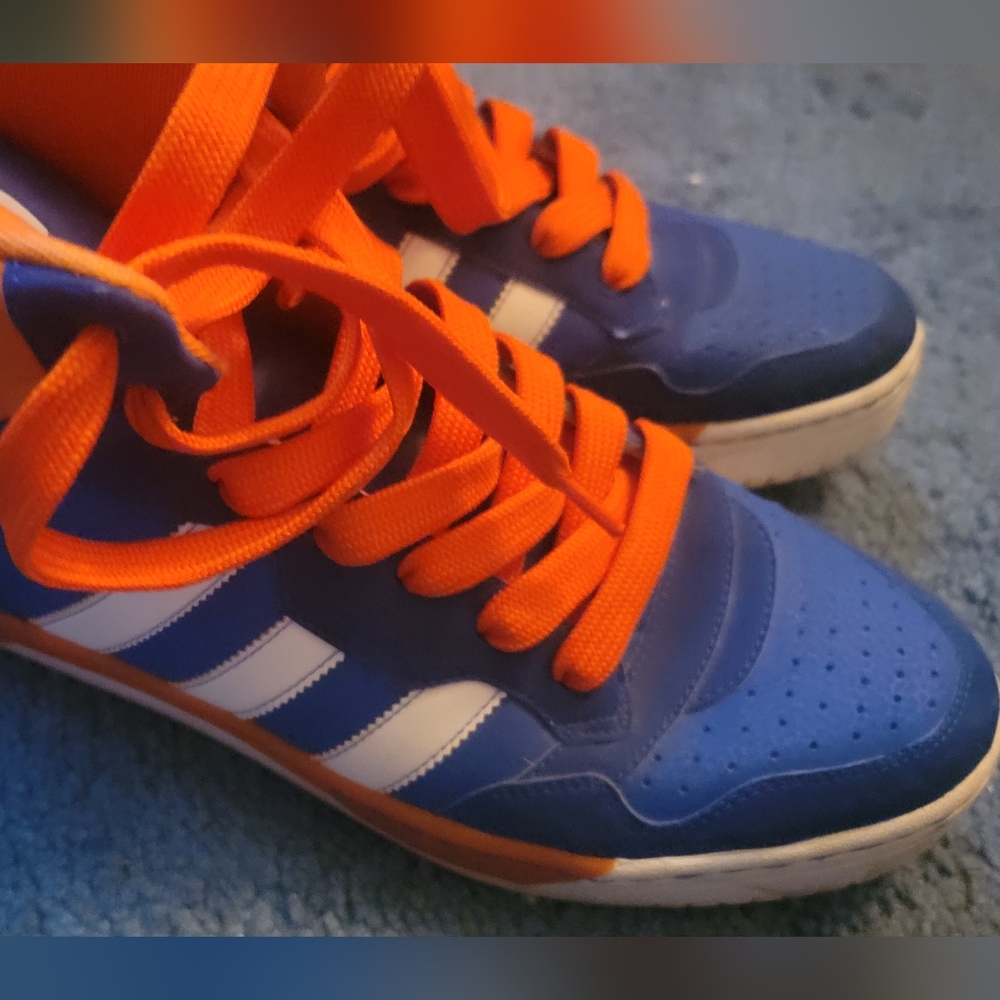 Adidas 789002 Pro Model Hi Top Sneakers Size 12 Custom Laces